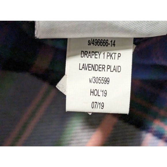 GAP plaid purple long sleeve button up women shirt blouse size M - Picture 6 of 8